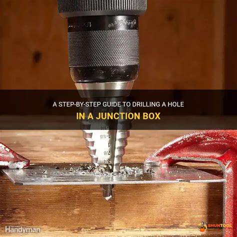 how to cut hole in junction box|junction box drill bits.